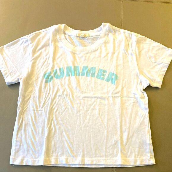 Z Supply Girls Short Sleeve T Shirt with “Summer” Graphic. Size L (12-14). - Picture 2 of 6